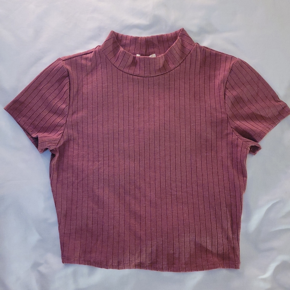 S TJMaxx Muted Pink Crop Top